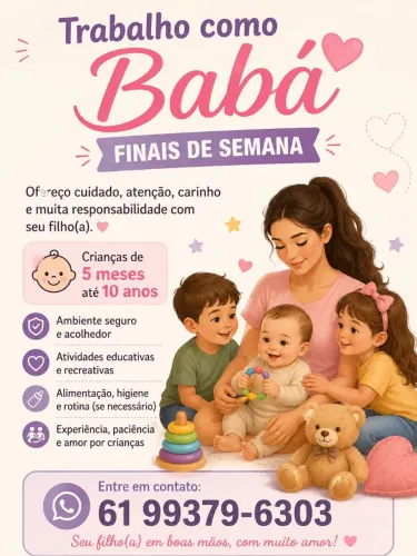 Babá finais de semana 
