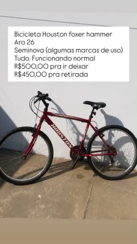 Bicicleta Houston Foxer Hammer Aro 26
