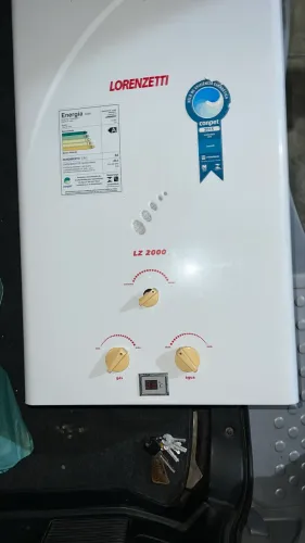 Aquecedor a gás Lorenzetti LZ 2000 - 20 L/min - Gás Natural (GN)