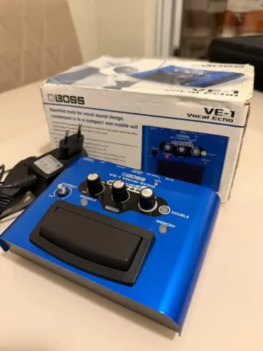 Boss VE-1 Vocal Echo - Processador Vocal + Fonte e Caixa Original