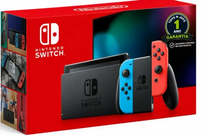 Nintendo Switch Destravado 128GB + 01 Anos de Garantia