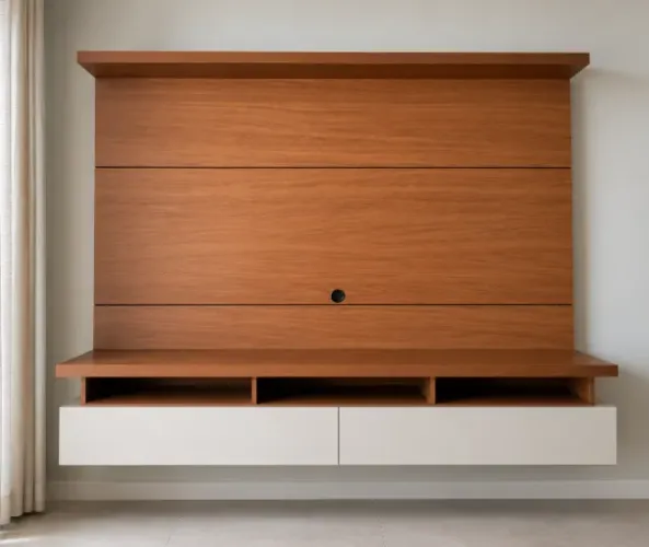 Vende-se rack suspenso com painel de tv