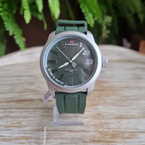 Relógio Masculino Naviforce Esportivo Pulseira Silicone Luxo 9202T Militar Design