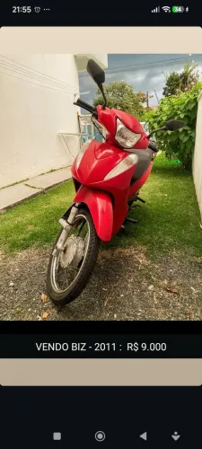 Vendo Honda biz 2011 ks