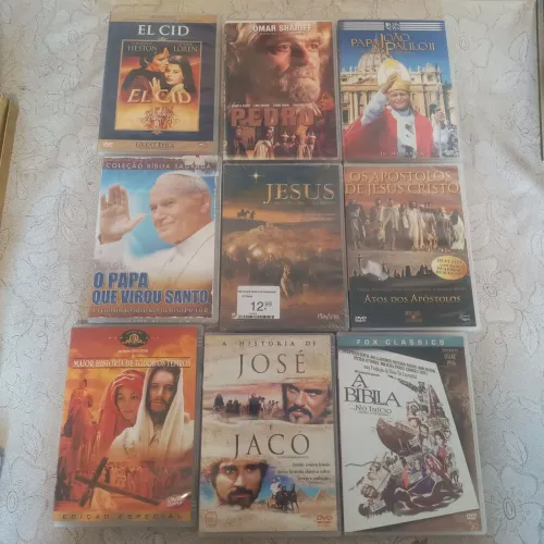 Coleção de 26 dvds com histórias bíblicas