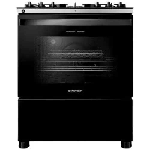 Fogão cinco bocas Brastemp incluso Air Fryer mesa de vidro novo