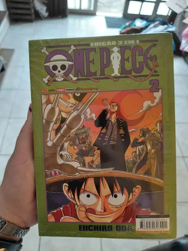 One Piece Mangá 3 em 1 volume 2 lacrado