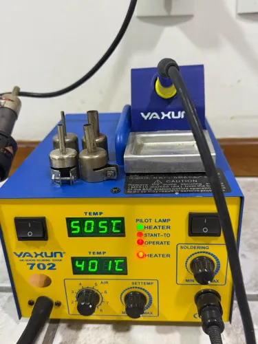 Estação de Solda e Ar Quente - Yaxun 702 - não aceito proposta