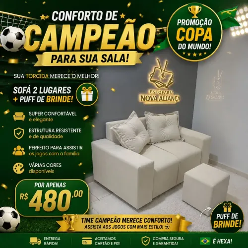 ? Conforto de Campeão para Sua Sala