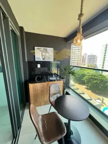 STUDIO MOBILIADO VISTA MAR, 33M² , EM ARMAÇÃO - SALVADOR - BA