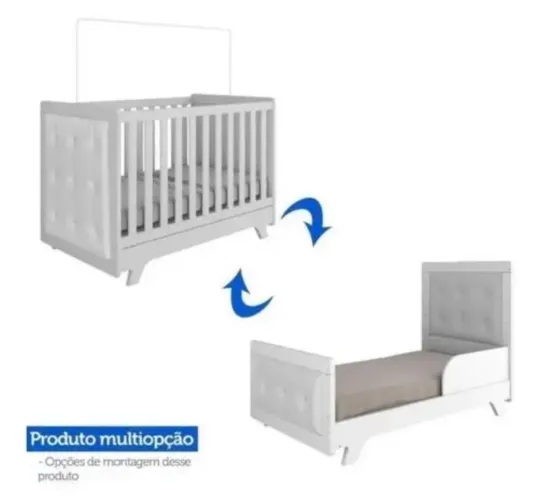 Vendo Quarto de Bebê Completo (Berço + Cômoda) - Excelente Estado!
