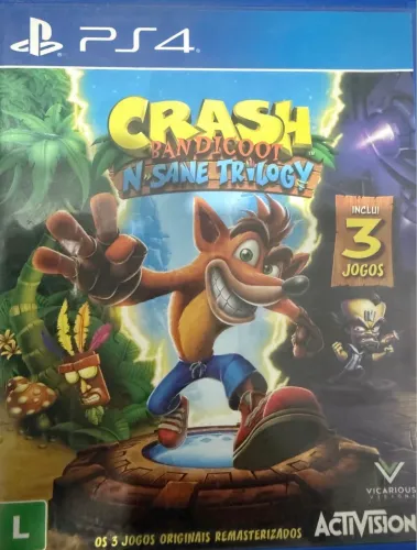 Crash Trilogy Midia Física PS4