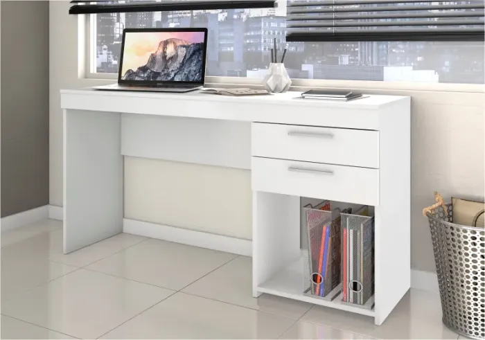 Escrivaninha Notável Office New com duas gavetas - Entrega Imediata;