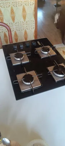 Fogão Cooktop placa vidro temperado 