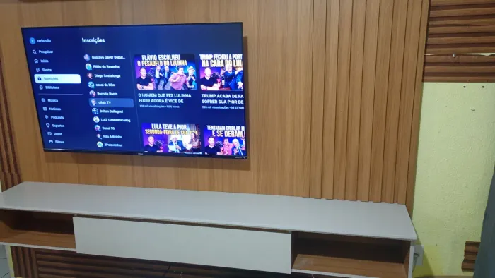 Painel de tv ripado