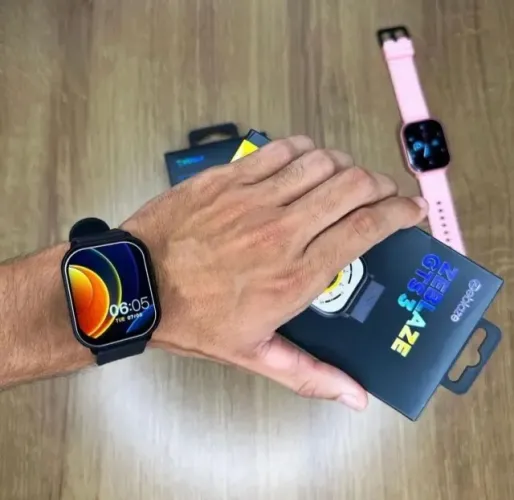 Smartwatch Zeblaze GTS 3 Original Tela HD 2.03" Bateria 15 Dias