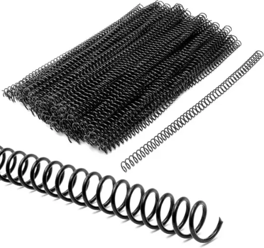 Espiral Pvc 20 mm Preto C/ 20 Unds. Para Encadernação 120 Fls SI