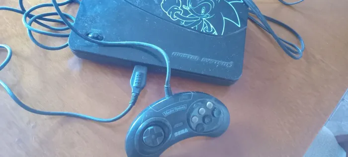 Master System preto funcionando