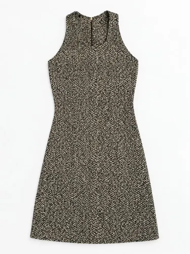 VESTIDO CLÁSSICO ESPINHA DE PEIXE