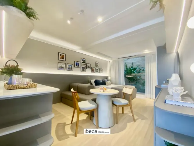 ibeda - Flat a venda em Ponta Negra -Privilege Flat 27m2 locação, rentabilidade