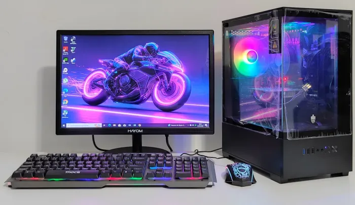 PC Gamer Xeon E5 2680 V4 + GTX 1650 4GB + Monitor 19" + Kit Gamer Promoção 2.499