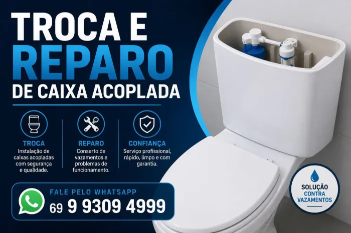 Reparo caixa acoplada