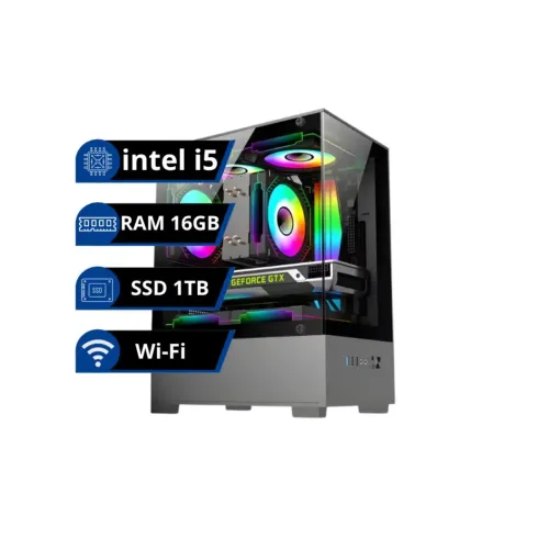 Pc Gamer barato intel core i5 /16GB/SSD 1TB/ WIFI/NFE E GARANTIA (LEIA A DESCRIÇÃO)