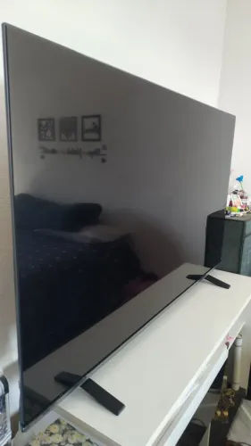 -> Nova c/ NF e Garantia | TV Smart 4K "58" tela Super Grande.