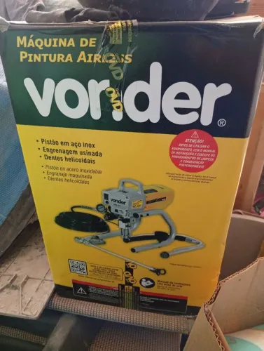 Vendo máquina de pintura aireles vonder 127 v monofásico 50hz/601,2 Hp / 900 w 