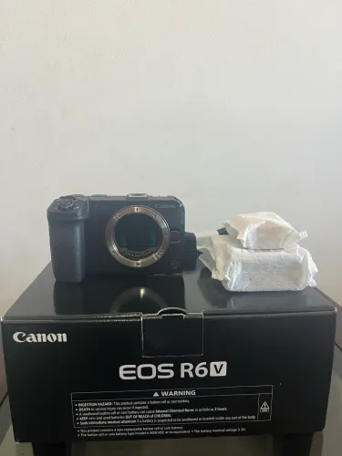 Canon R6V corpo nova à pronta entrega 