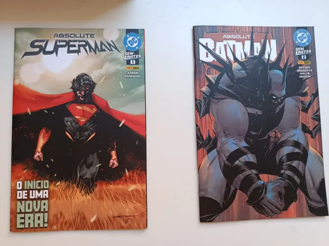 Combo da DC e Marvel Hq