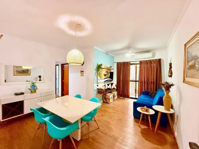 Apartamento com 2 dormitórios à venda, 61 m² por R$ 450.000,00 - Jardim Astúrias - Guarujá