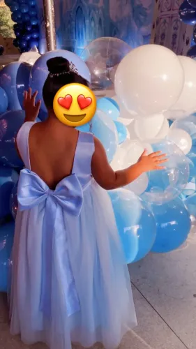 Vestido infantil para festa 