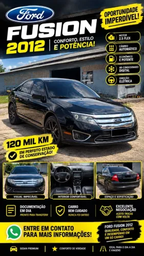 Ford Fusion SEL 2.5 16V 173cv Aut. 2012