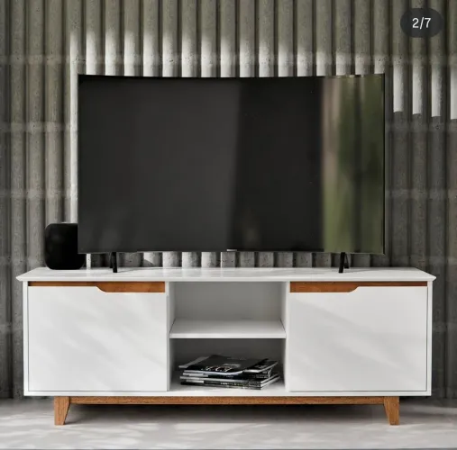 RACK bancada flow 2 portas TV até 55 polegadas Novo a pronta entrega