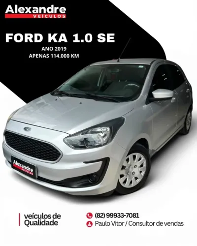 Ford KA 1.0 Se/se Plus Tivct Flex 5P 2019