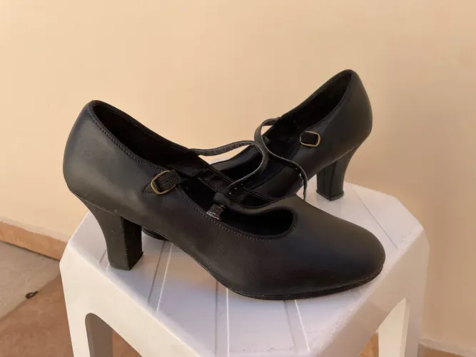 Sapato de Jazz Capezio em Couro - Preto - Semi-novo