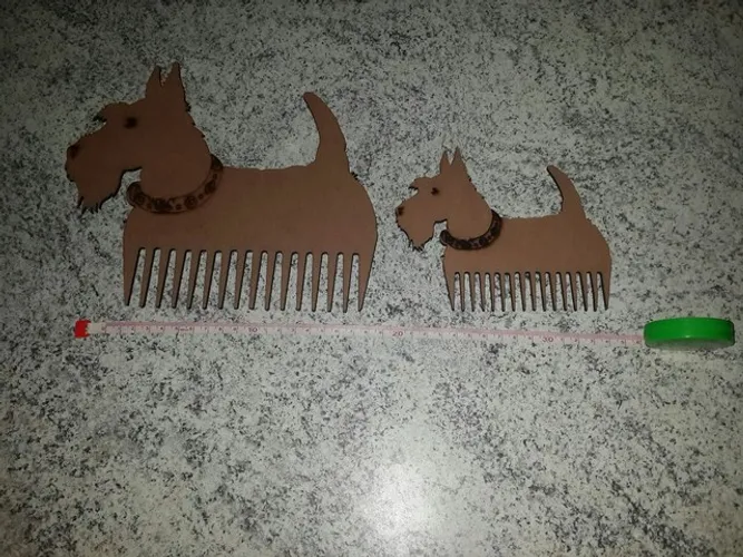 Pentes em formato de Schnauzer