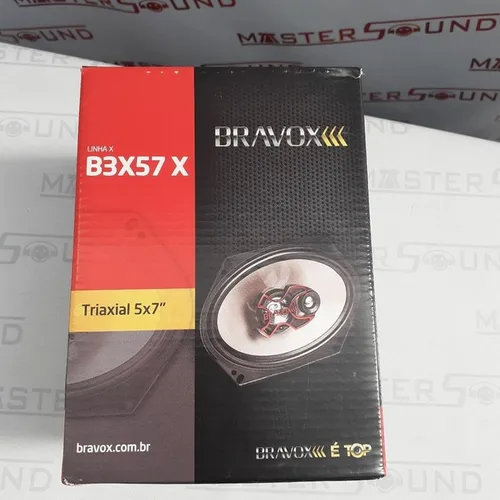Par de alto falante. Bravox. Triaxial. 5X7 ". Garantia. Novo. Instalado. 