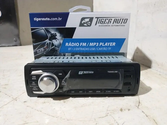 Rádio FM/MP3 player Tiger auto (novo)