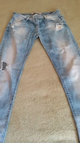 Calça Zara, semi nova, Tam 38