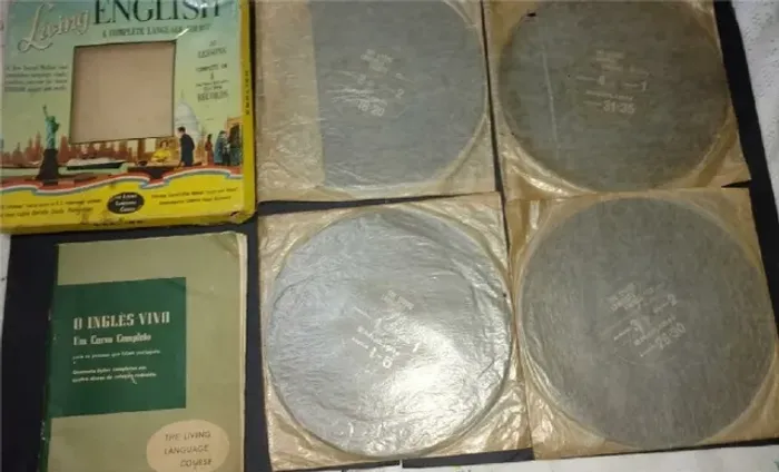 Discos de Curso Ingles ano 1958 completo