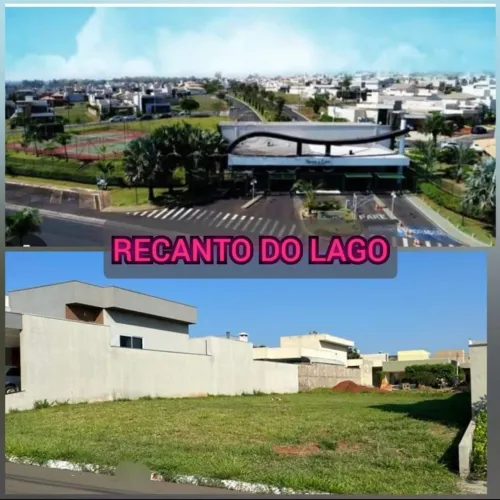 Terreno a venda no condominio recanto do lago de 400m2, plano, lados definidos