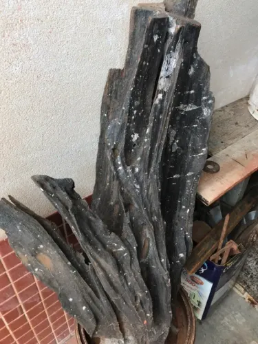 Toco para decoração em aroeira