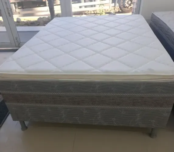 Unibox casal 10cm de espuma com pilow top