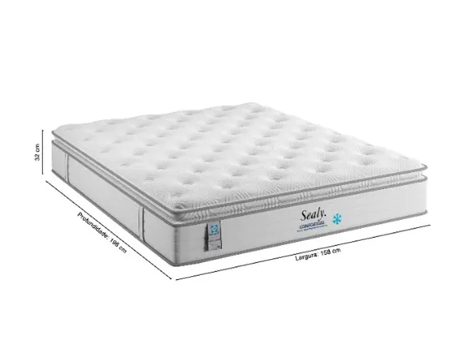 quarto colchao cama king size