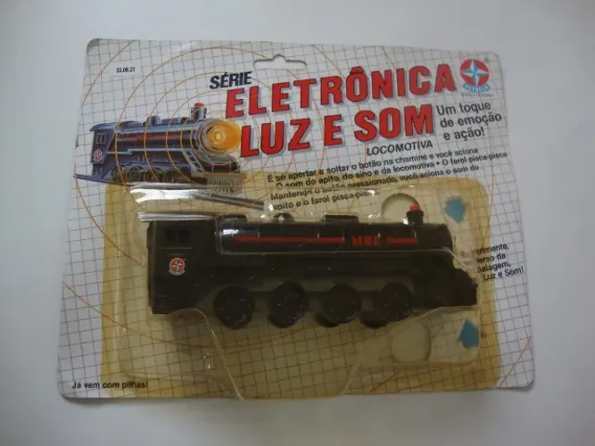 Locomotiva Estrela Serie Eletrônica Luz e Som anos 90 (Leia o Texto)