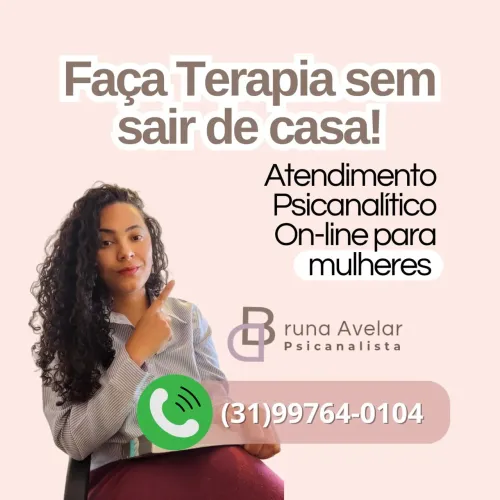 Terapia Psicanalítica On-line para mulheres - Bruna Avelar
