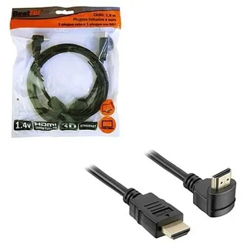 Cabo Hdmi Bestfer 1,8m 108p Full Hd 3d 1.4v Bfh1341/6516