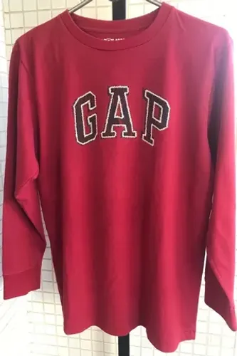 camiseta de mangas longas da marca gap